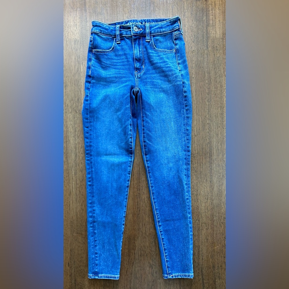 American Eagle Outfitters Blue Skinny Jeans